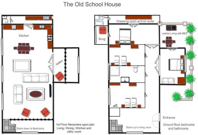 Old School house all bedrooms on ground floor